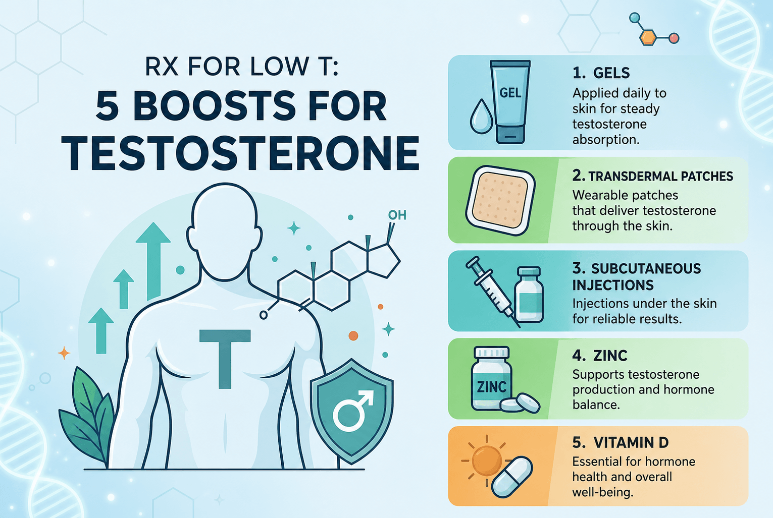 RX for Low T: 5 Boosts for Testosterone