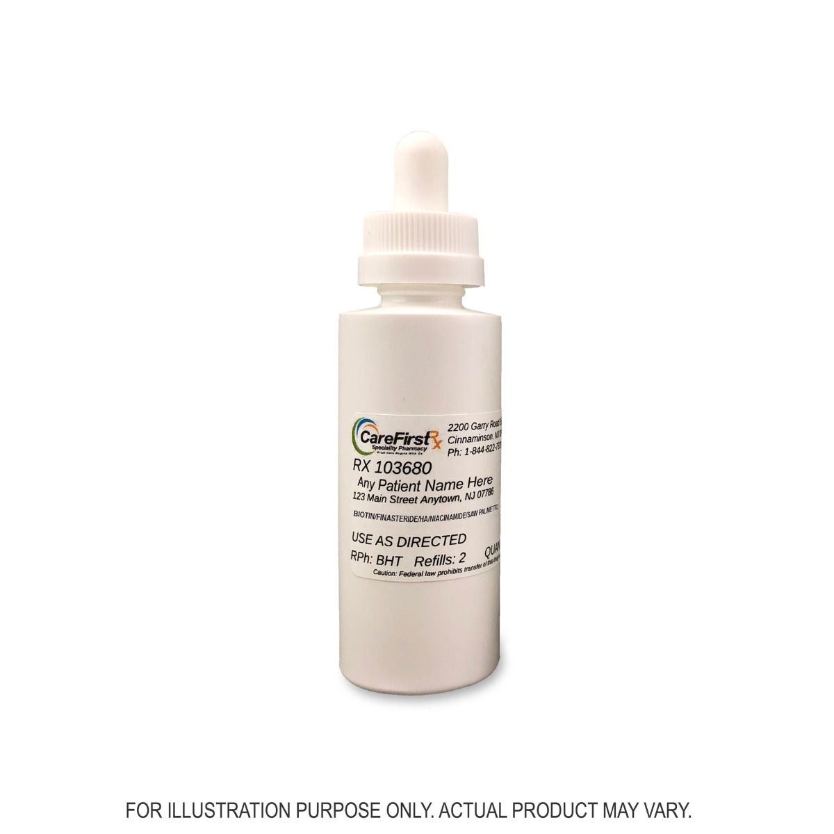 Biotin / Finasteride / HA / Niacinamide / Saw Palmetto Topical Liquid Compounded