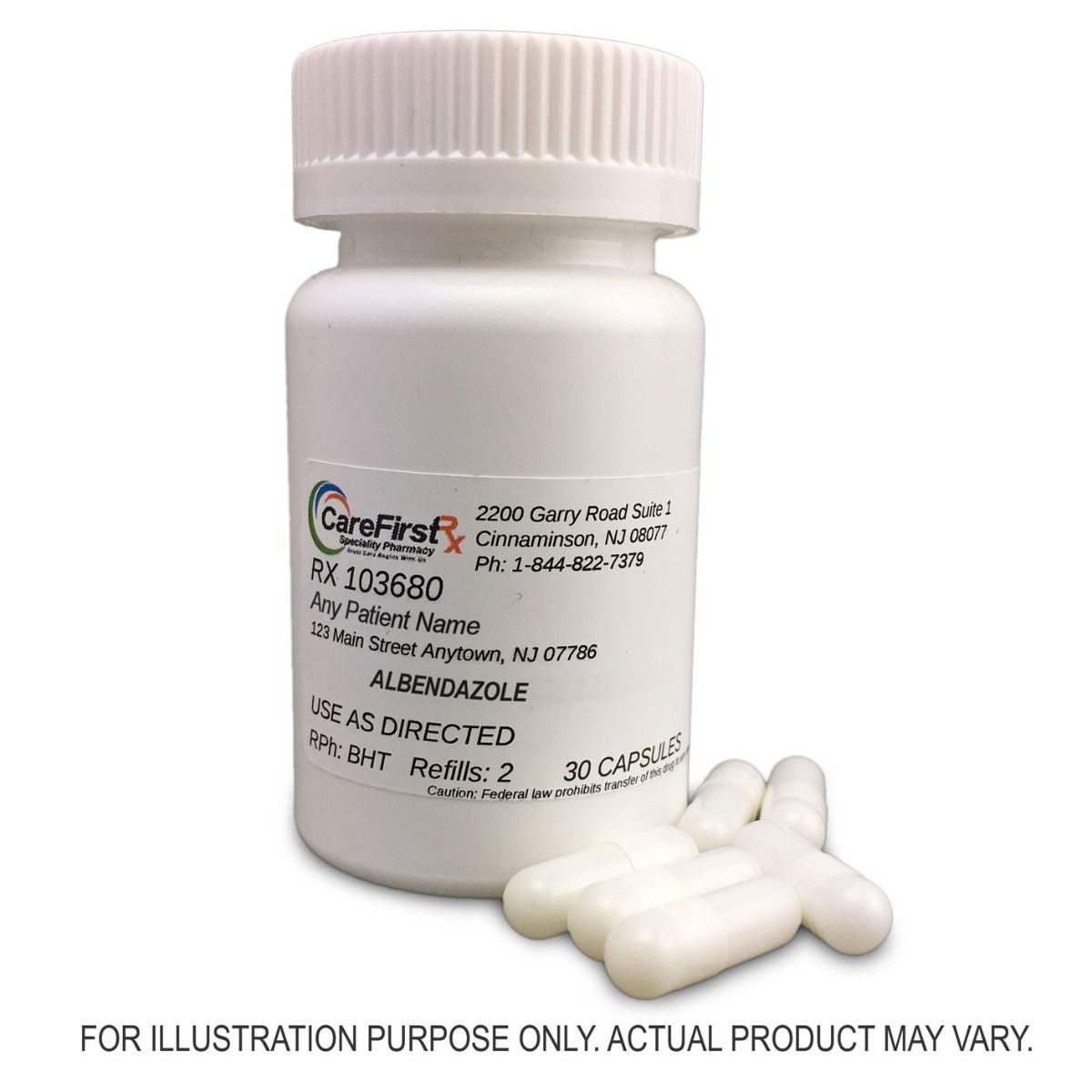 Albendazole Capsules Compounded